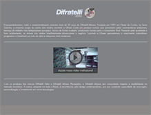Tablet Screenshot of difratelli.com.br